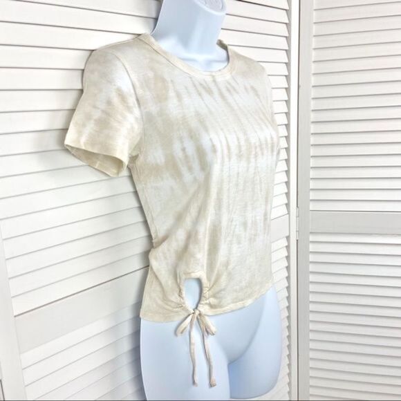 Aerie Neutral Tie Dye Keyhole Tee | Size XS | NEW - Picture 2 of 8
